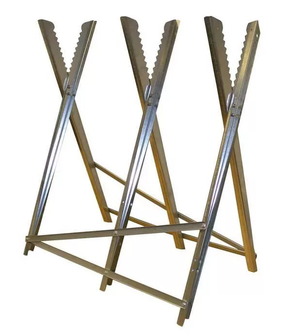 Rocwood Metal Log Saw Horse Stand