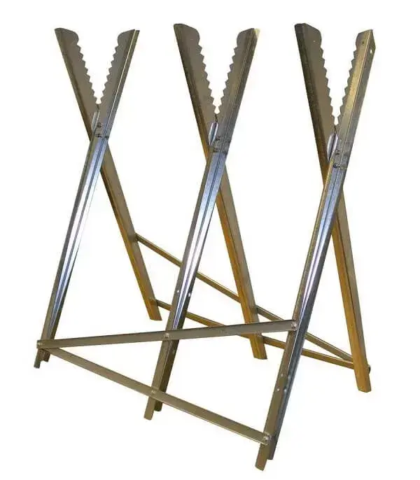 Rocwood Metal Log Saw Horse Stand