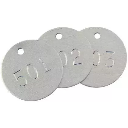 Aluminium Round Tree Tags