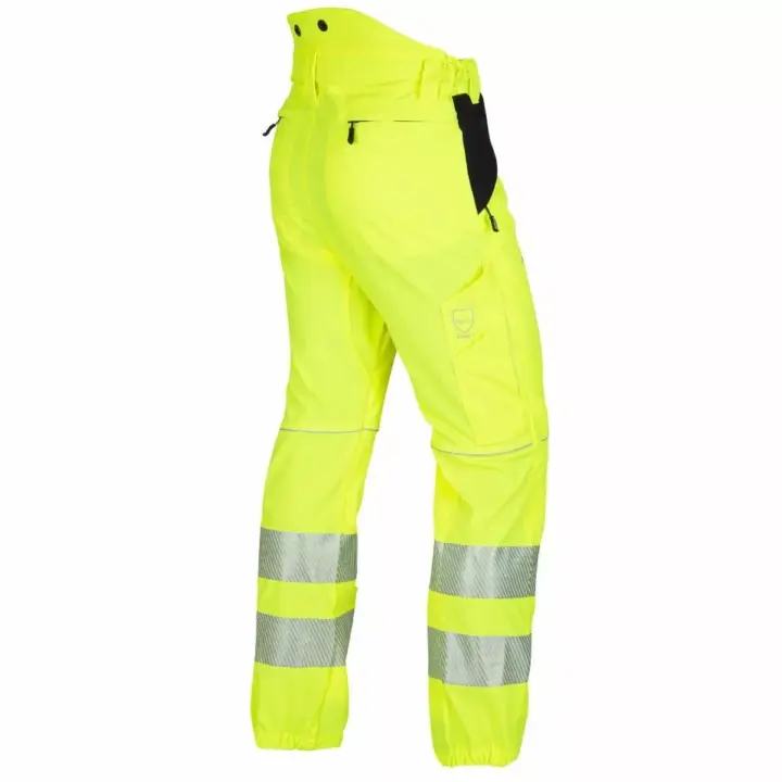 Arbortec Breatheflex Hi-Vis Yellow Chainsaw Trousers - Type C - Class 1-12727