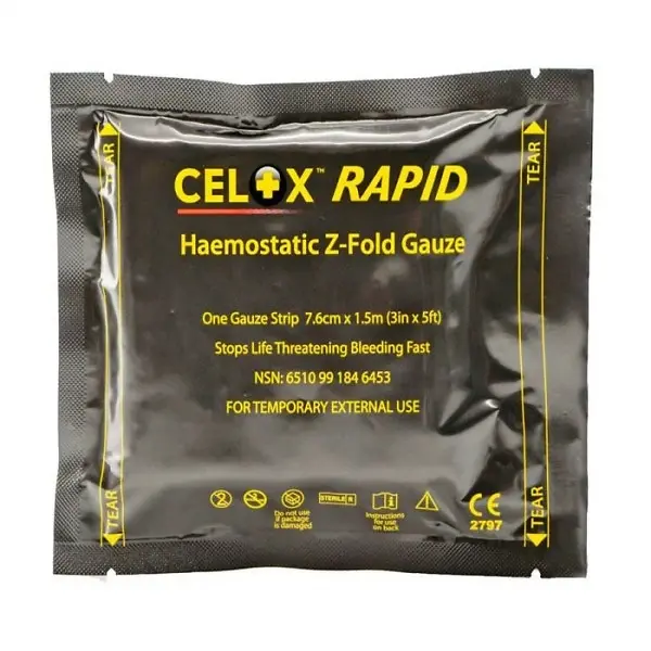 Celox Rapid Gauze Z-Fold