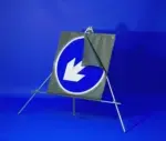 Quazar Classic Roll Up Blue Arrow Reversible-0