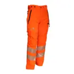 Treehog Hi-Vis Orange Chainsaw Trousers - Type C - Class 1