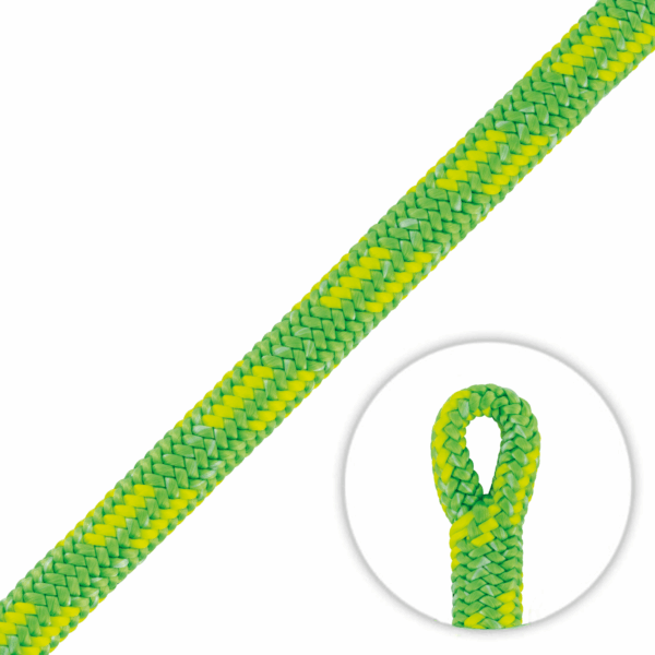 Petzl Control 12.5mm Green Climbing Rope (Spliced Eye)