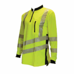 Treehog Polo Long Sleeve Shirt - Hi-Vis Yellow-0