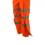 Harkie Hi-Vis Orange Waterproof Overtrousers-16875
