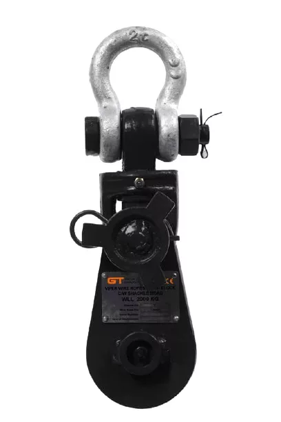 GT Viper Wire Rope Snatch Block Shackle Head