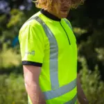 Treehog Polo Short Sleeve Shirt - Hi-Vis Yellow-14468