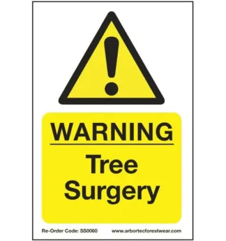 Arbortec 'Warning Tree Surgery' Corex Safety Sign