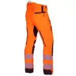 Arbortec Breatheflex Pro Hi-Vis Orange Chainsaw Trousers - Type A - Class 1-15202
