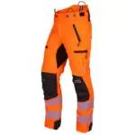 Arbortec Breatheflex Pro Hi-Vis Orange Chainsaw Trousers - Type A - Class 1-0