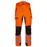 Arbortec Breatheflex Pro Hi-Vis Orange Chainsaw Trousers - Type A - Class 1-15201