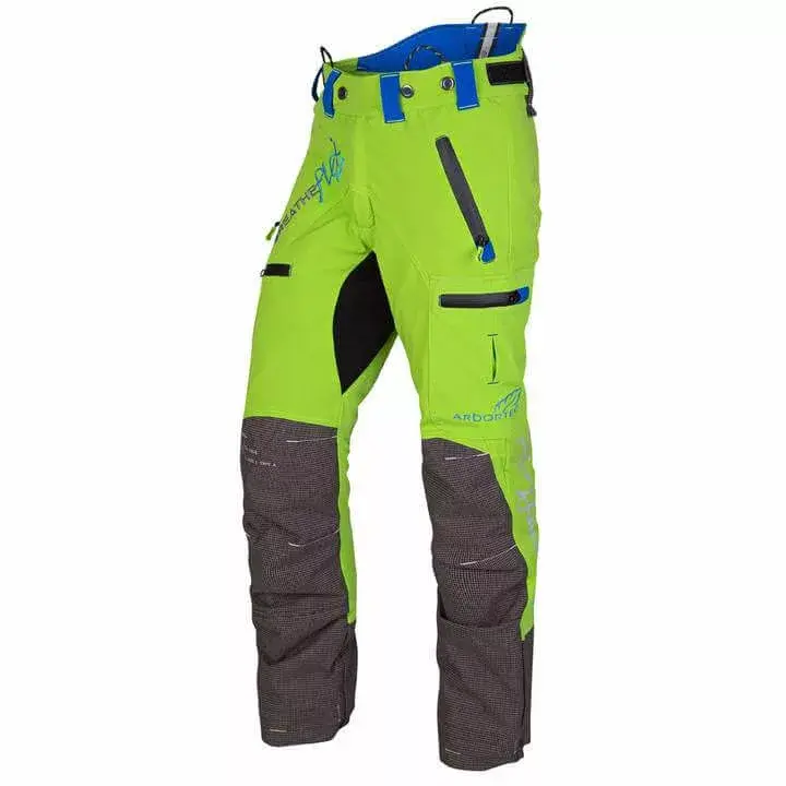 Arbortec Breatheflex Pro Lime Chainsaw Trousers - Type C - Class 1-0