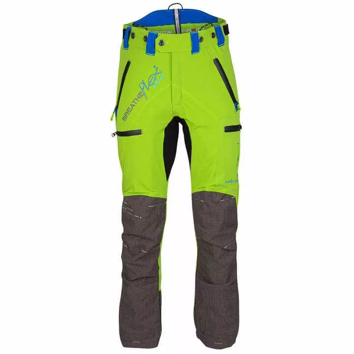 Arbortec Breatheflex Pro Lime Chainsaw Trousers - Type C - Class 1-15194