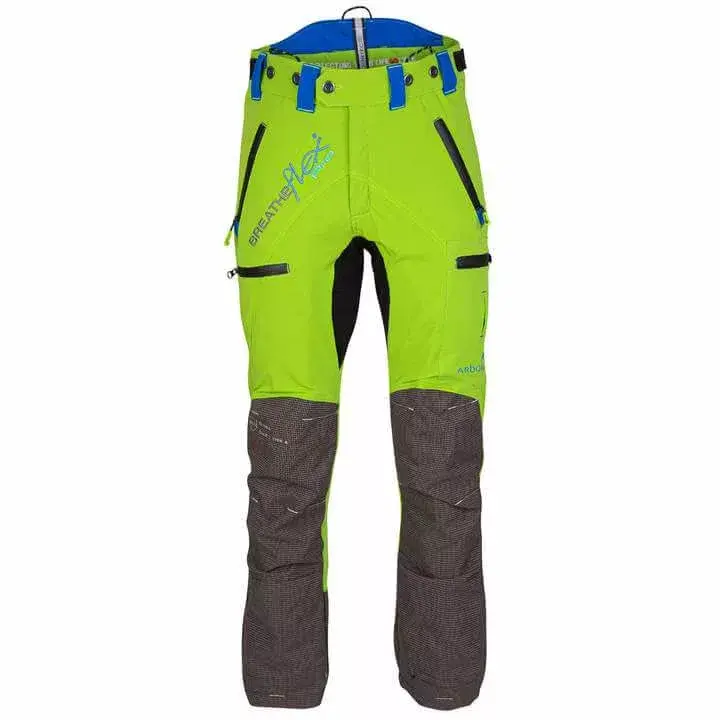 Arbortec Breatheflex Pro Lime Chainsaw Trousers - Type C - Class 1-15194
