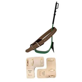 Buckingham Steel Climbing Spikes Kit - Leather