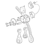 ART Positioner Swivel 2 Eye -16336