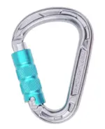Edelrid HMS Strike Silver Triple Lock Karabiner