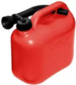 Red Fuel Can With Spout - 5L