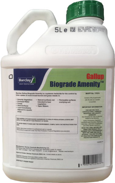 Gallup Biograde Amenity Weed Killer - 5L
