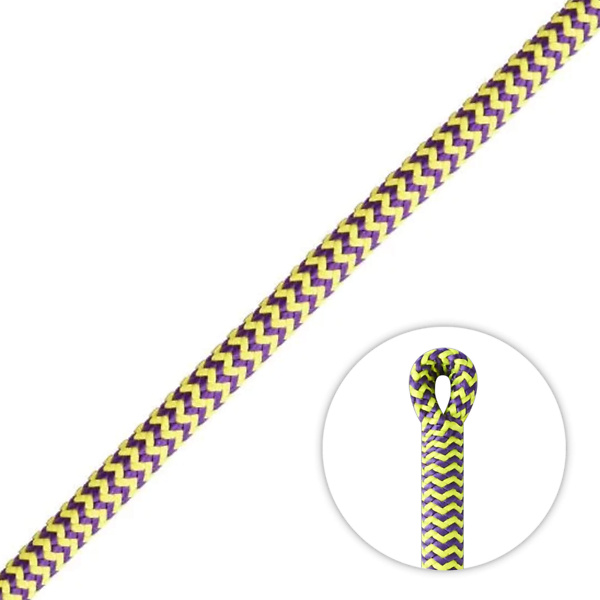 Edelrid Woodpecker Purple 11.7mm Climbing Rope (Spliced Eye)