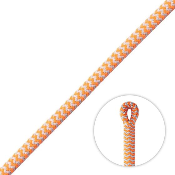 Edelrid Woodpecker Orange 11.7mm Climbing Rope (Spliced Eye)