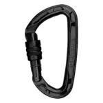 Edelrid Black Pure Screw Gate Karabiner