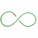 Teufelberger 1 Knotted Spare Bridge - Dark Green