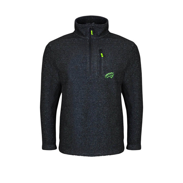 Arbortec Wolf Half Zip Warm Grey Sweater