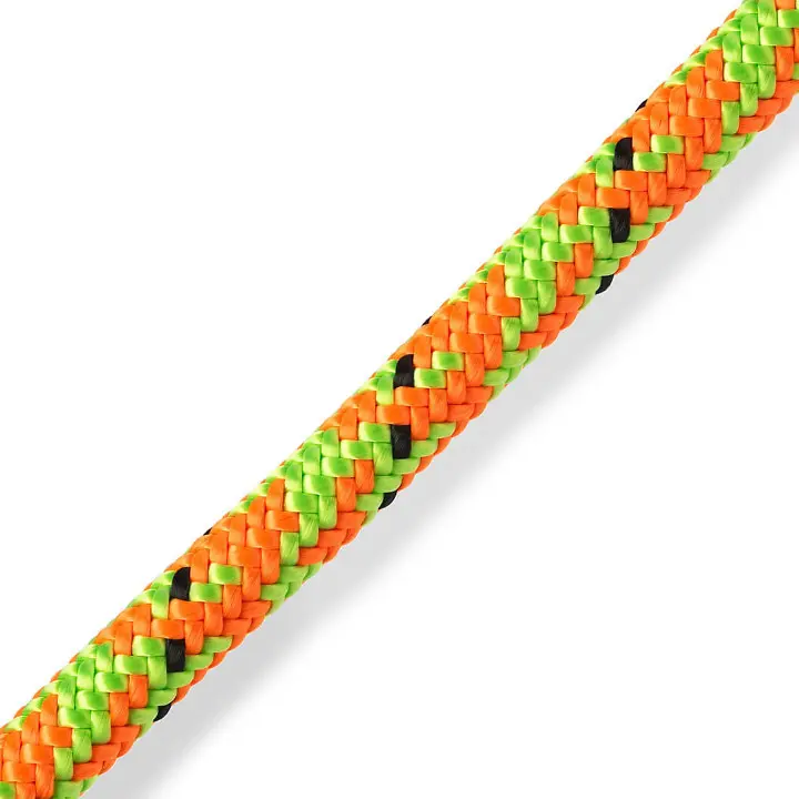 <a href="https://faeryn.xyz/brand/marlow/" class="clw-brand-logo" title="Marlow"><img src="https://faeryn.xyz/wp-content/uploads/2025/04/marlow.png.webp" alt="Marlow" style="max-width:180px; max-height:60px;" /></a>   Maverick Lime/Orange 11.5mm Climbing Rope (Low Profile Eye) Tree Climbing Equipment Buxtons