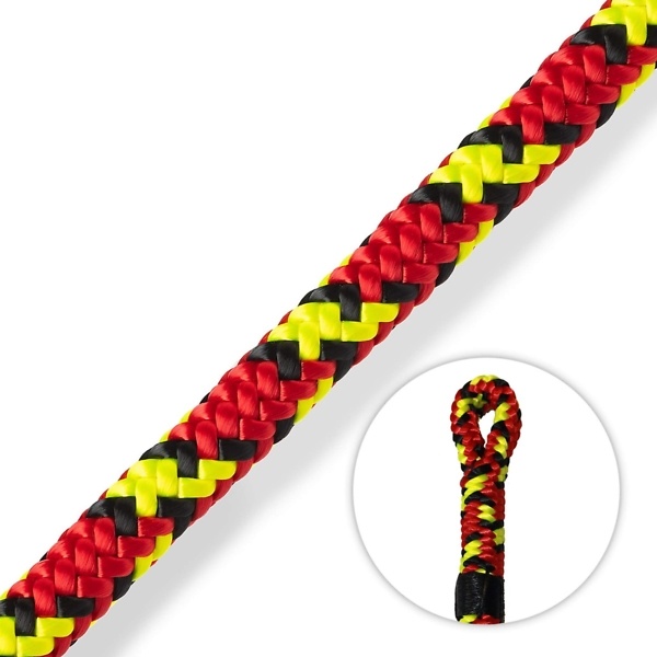Marlow Typhoon Red 12.2mm Climbing Rope (Low Profile Eye)