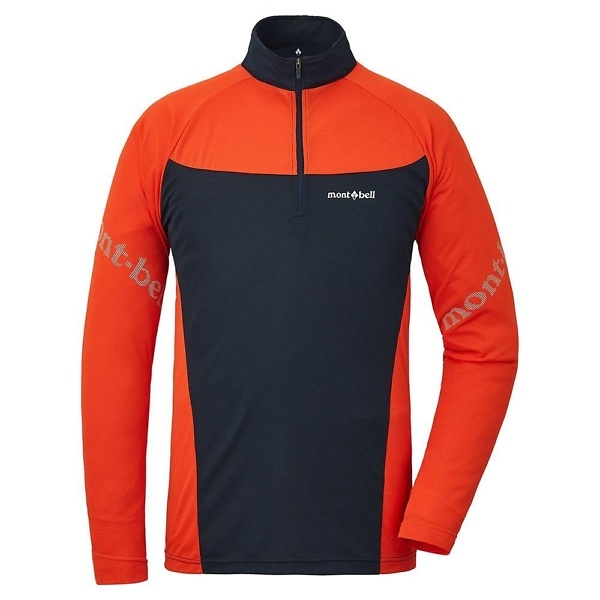 Mont-Bell Orange Cooler Shirt