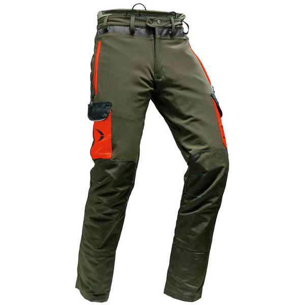 Pfanner Arborist Slim Fit Olive Chainsaw Trousers - Type A - Class 1