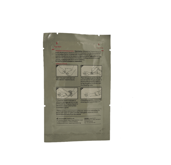 Woundclot Trauma Dressing 10cm x 10cm2
