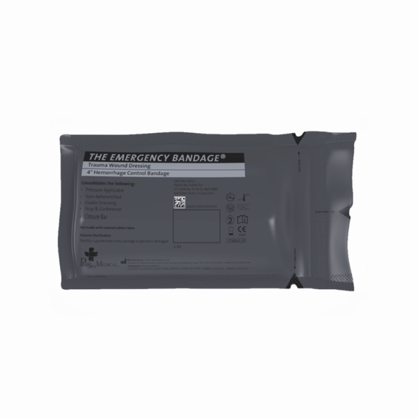 Military Emergency Care Bandage 4" Wound Pad With Pressure Bar