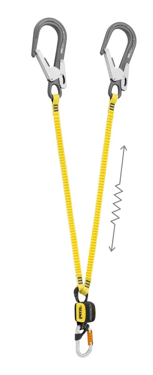 Petzl ABSORBICA®-Y MGO 150 FLEX Double Lanyard
